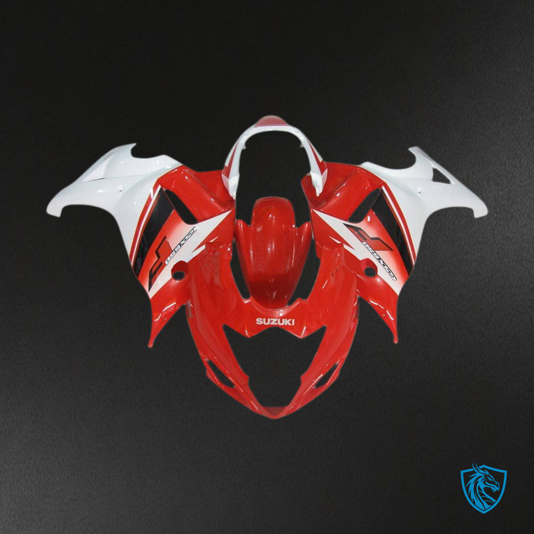 Suzuki GSX650F Katana (2008-2013) Red & White - Custom ABS Fairing Kit