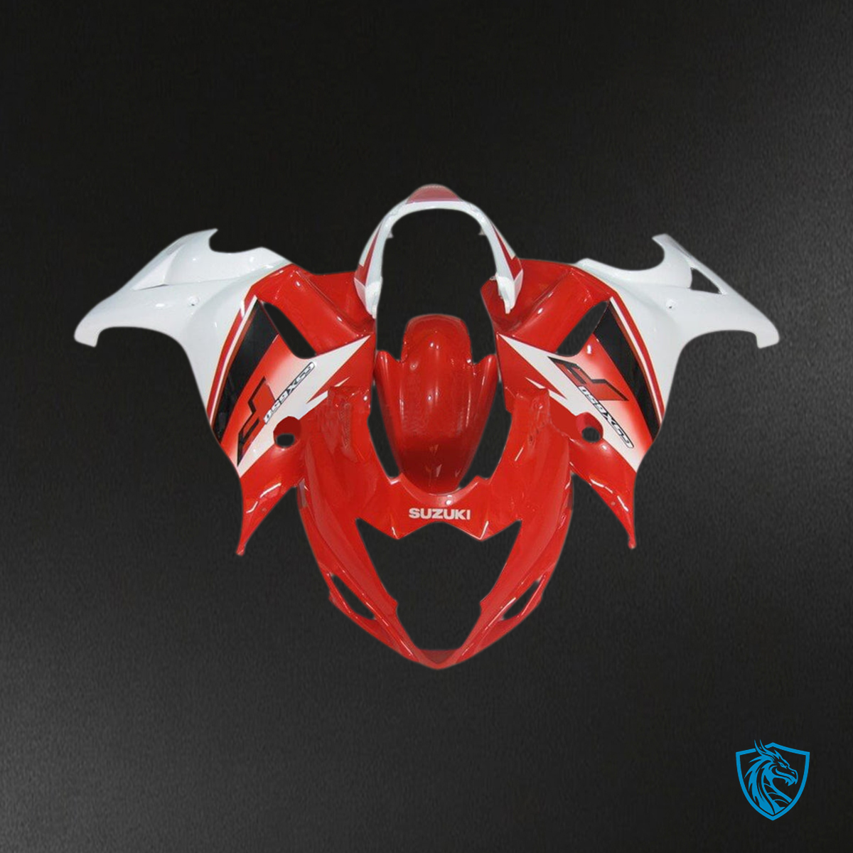 Suzuki GSX650F Katana (2008-2013) Red & White - Custom ABS Fairing Kit