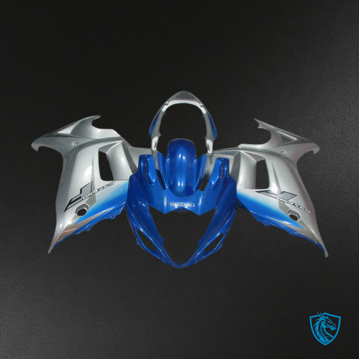 Suzuki GSX650F Katana (2008-2013) Blue & Silver Injection Fairing Kit | ABS Bodywork