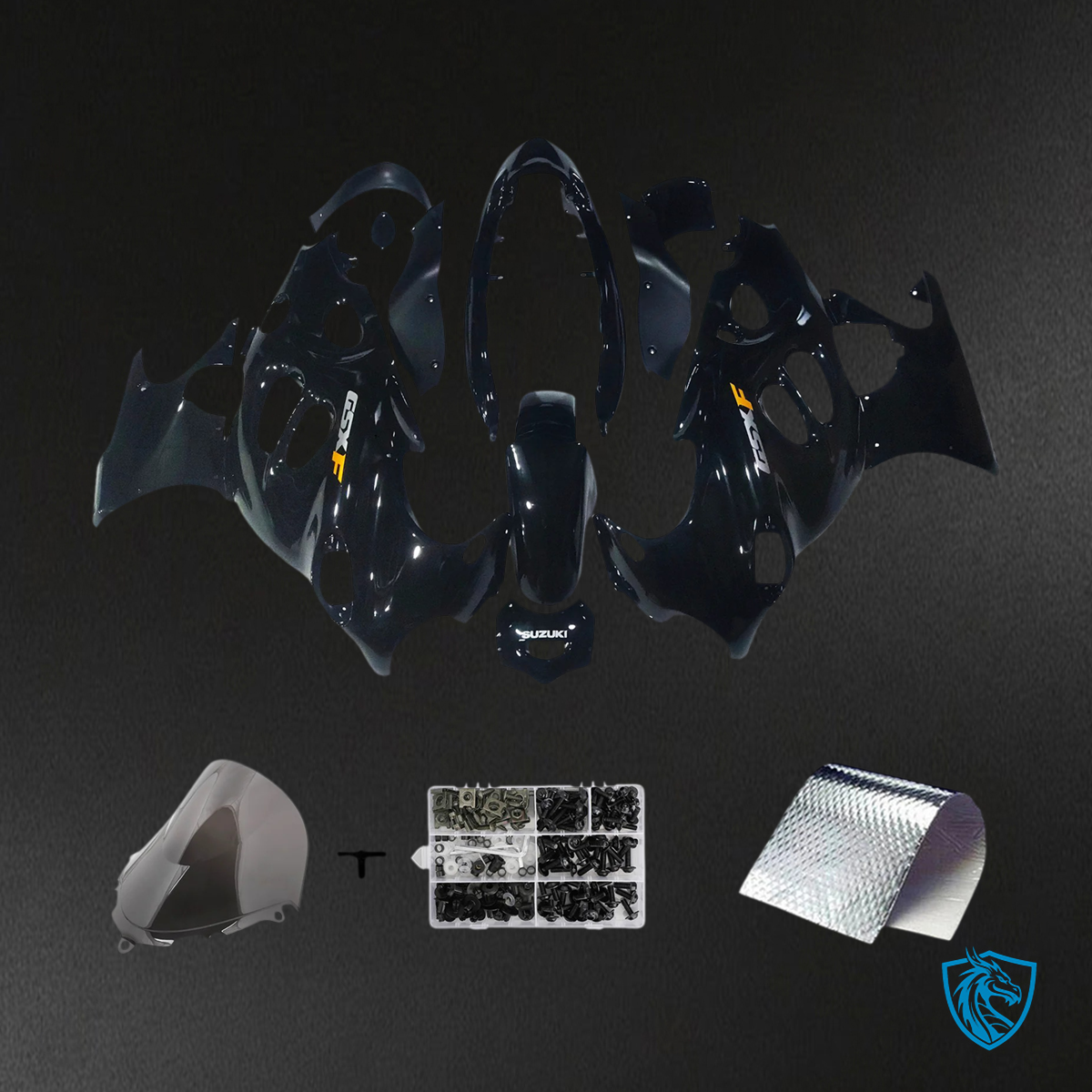 Suzuki Katana GSXF 600-750 (2003-2006) Black - Fairing Kit