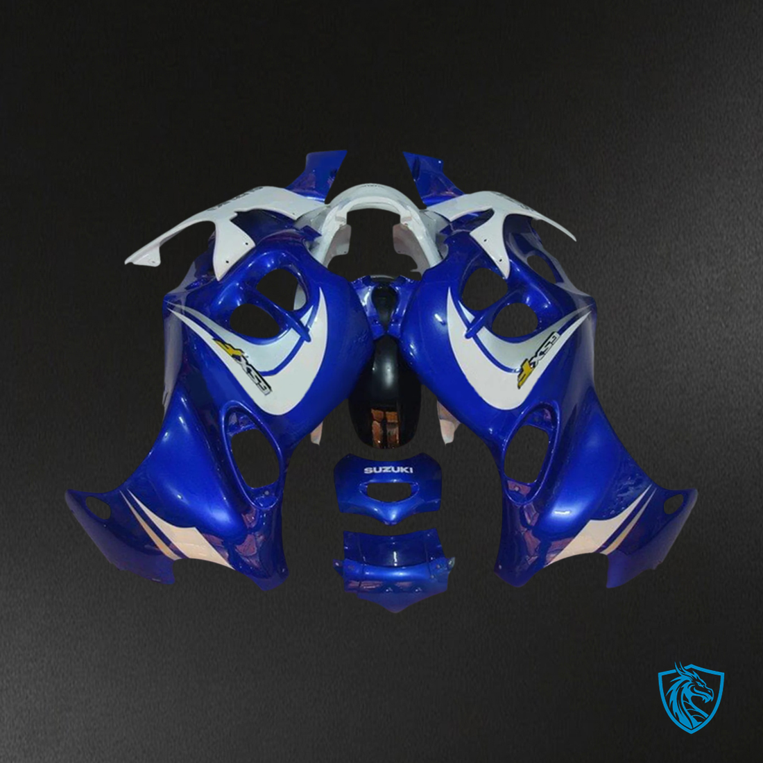 Suzuki Katana GSXF 600-750 (2003-2006) Blue & White - Fairing Kit