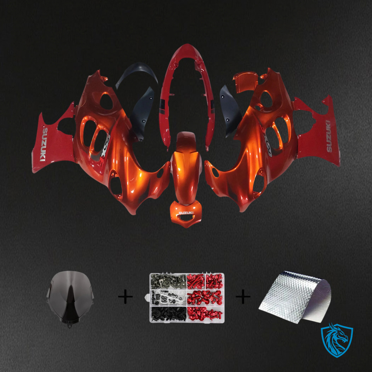 Suzuki Katana GSXF 600-750 (2003-2006) Red - Fairing Kit