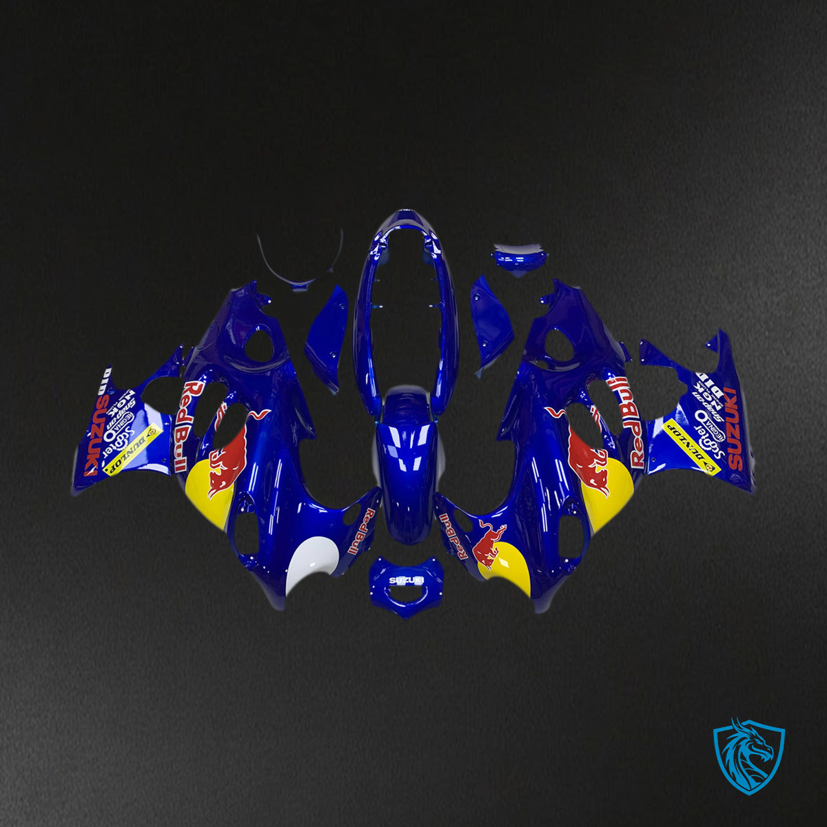 Suzuki GSX600F/750F (1998-2006) Blue & Yellow Fairing Kit | ABS Bodywork