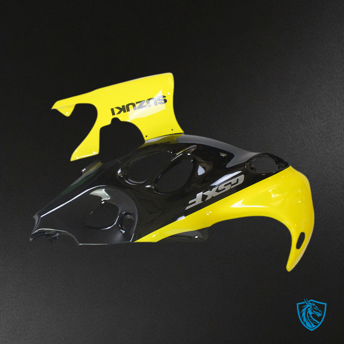 Suzuki GSXF600/750 (1998-2006) Yellow & Black - Custom ABS Fairing Kit