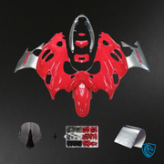 Gloss Red & Silver