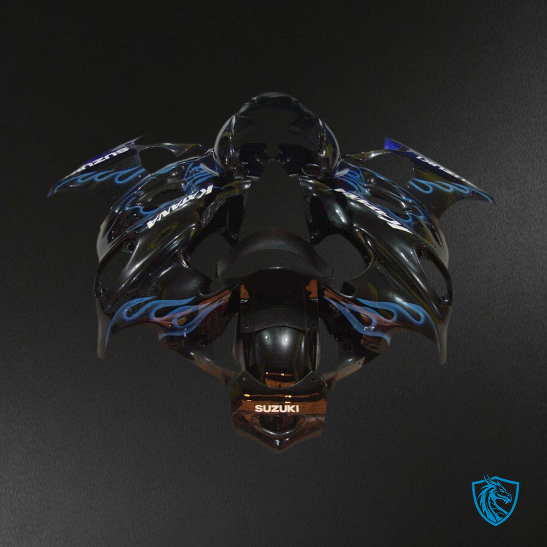 Suzuki GSX600F/750F (1998-2006) Blue & Black - Custom ABS Fairing Kit