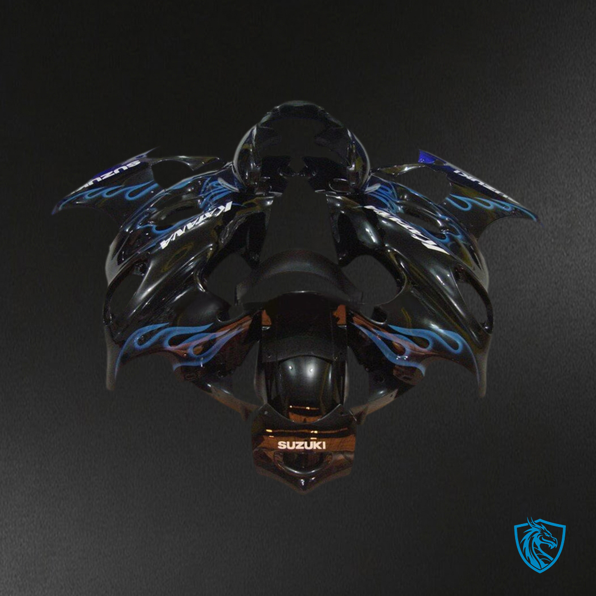 Suzuki GSX600F/750F (1998-2006) Blue & Black - Custom ABS Fairing Kit