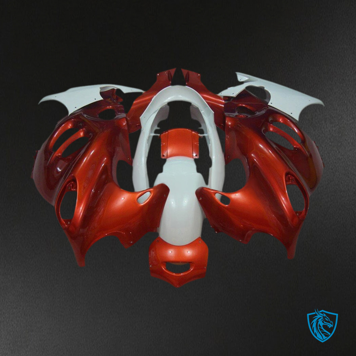 Suzuki GSX600F/750F (1998-2006) Red & White Fairing Kit - Aftermarket ABS Bodywork