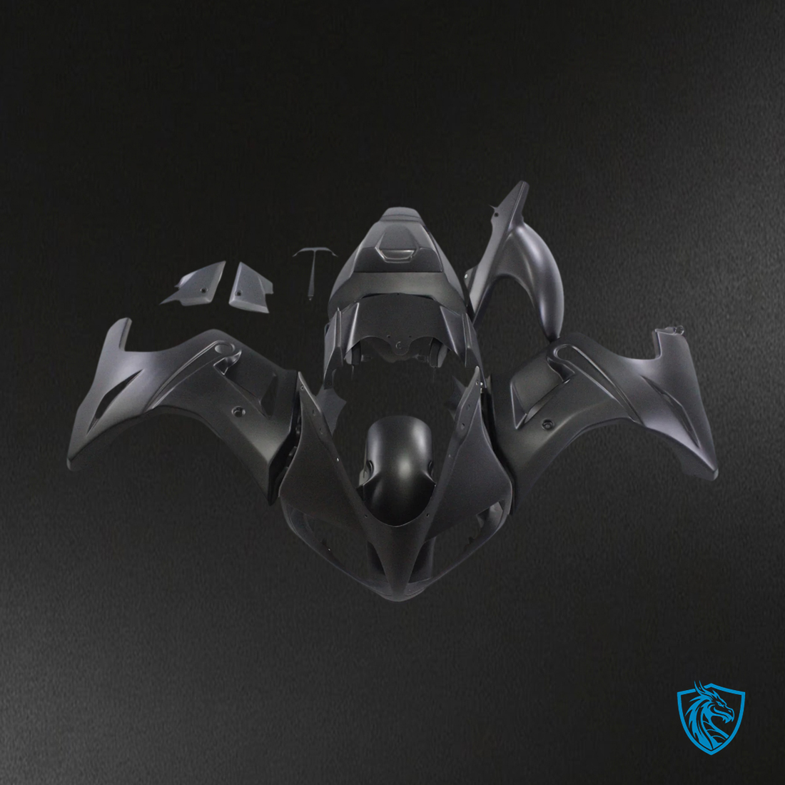 Suzuki SV650 (2003-2013) Matt Black - Fairing Kit