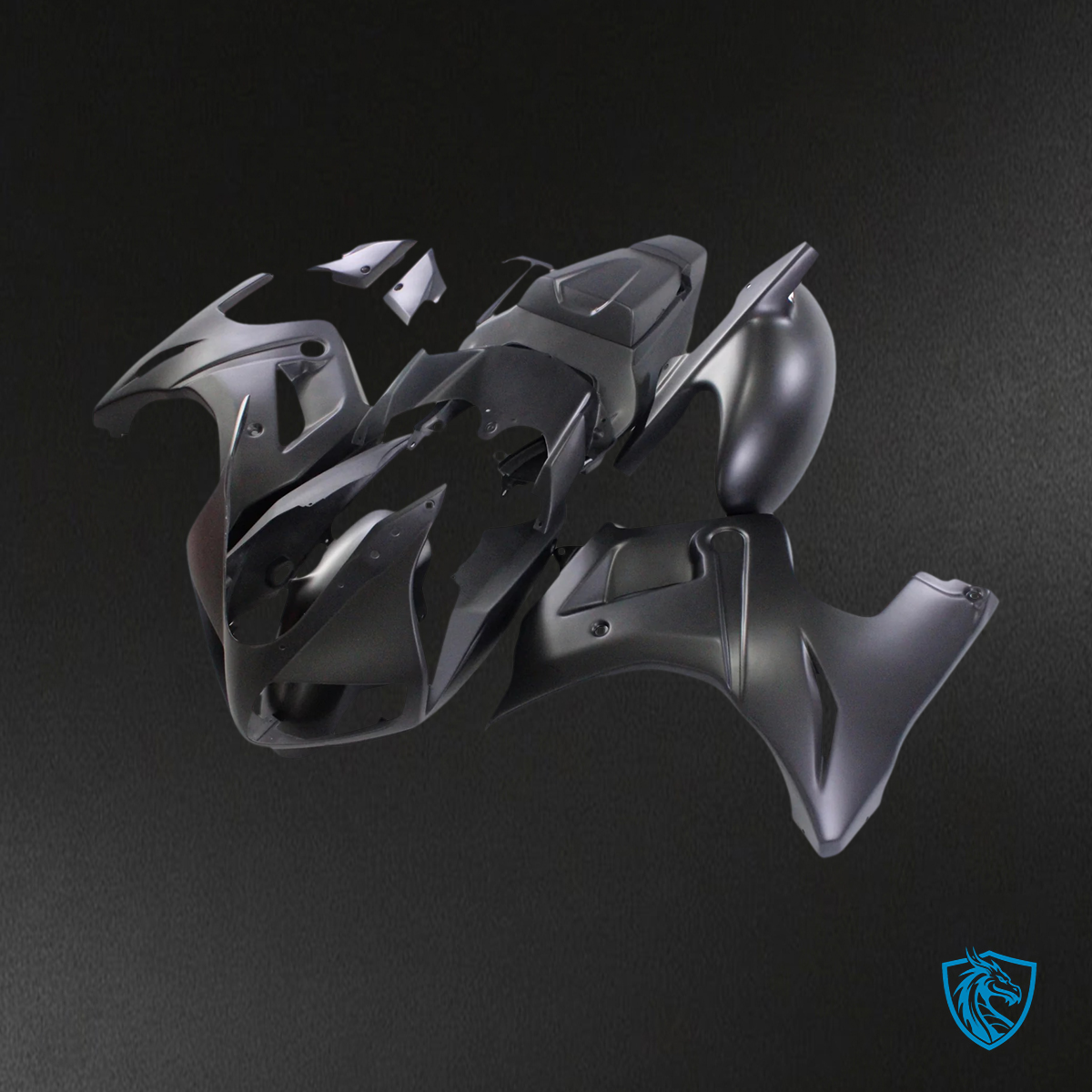 Suzuki SV650 (2003-2013) Matt Black - Fairing Kit