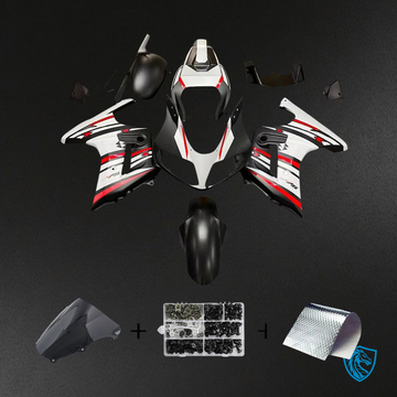 Suzuki SV650 (2003-2013) White & Black -  Fairing Kit