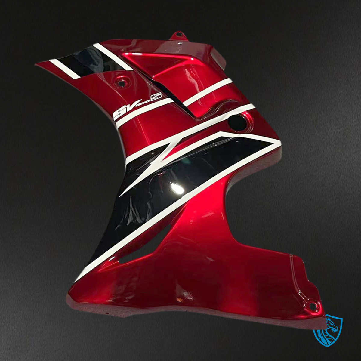 Suzuki SV650 (2003-2013) Red, White & Black Injection - Custom ABS Fairing Kit