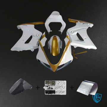Suzuki SV650 (2003-2013) White & Gold Injection - Replacement Motorcycle Fairings Kit