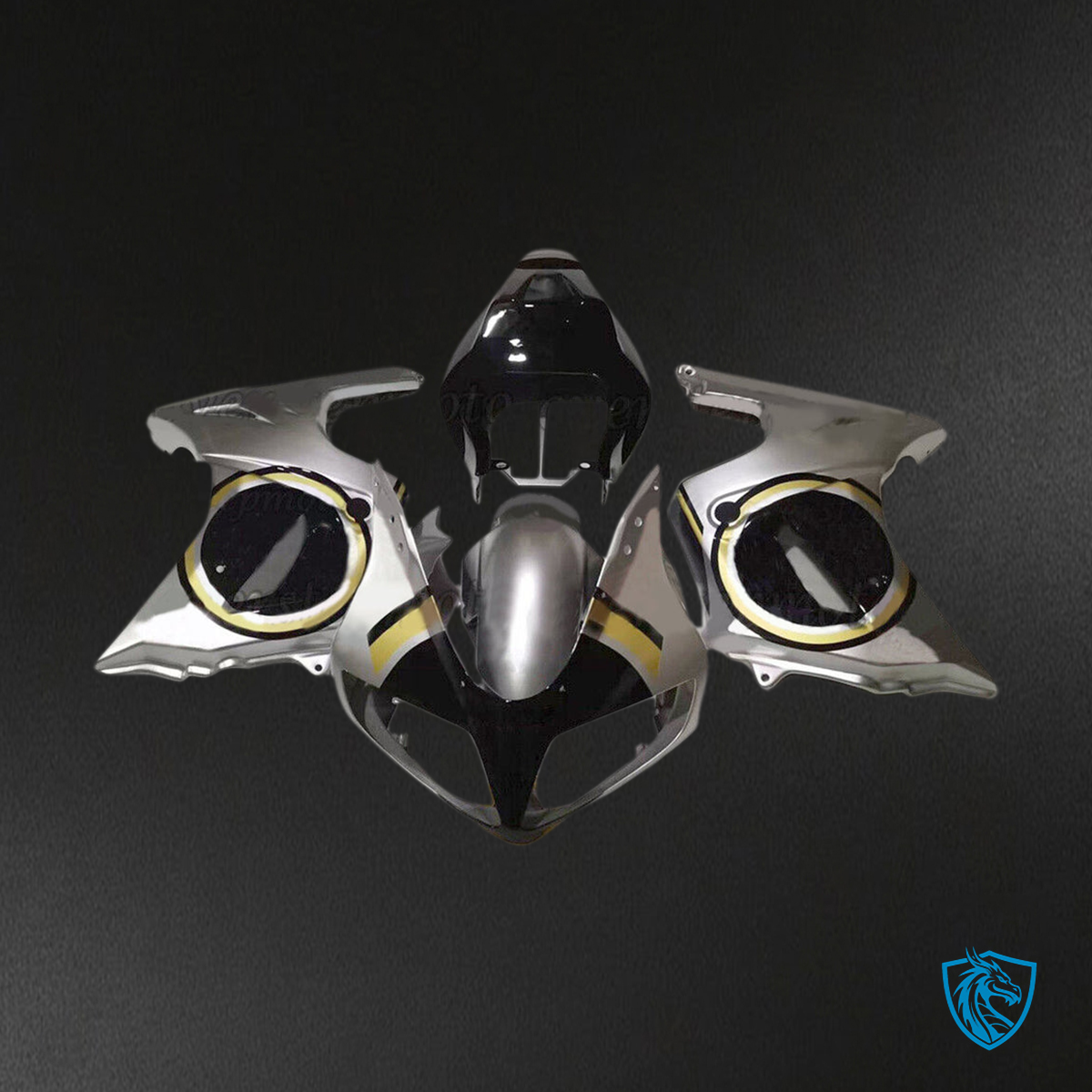 Suzuki SV650 (2003-2013) Gray & Gold Injection Fairing Kit | ABS Bodywork