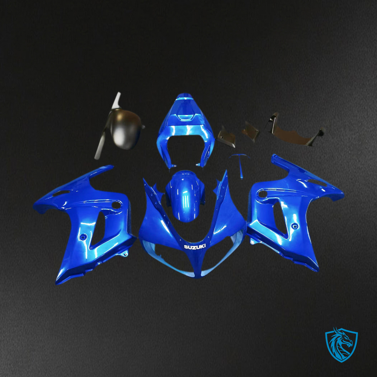Suzuki SV650 (2003-2013) Blue & Black Injection Fairing Kit | ABS Bodywork
