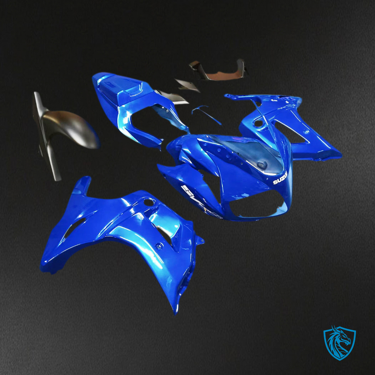 Suzuki SV650 (2003-2013) Blue & Black Injection Fairing Kit | ABS Bodywork
