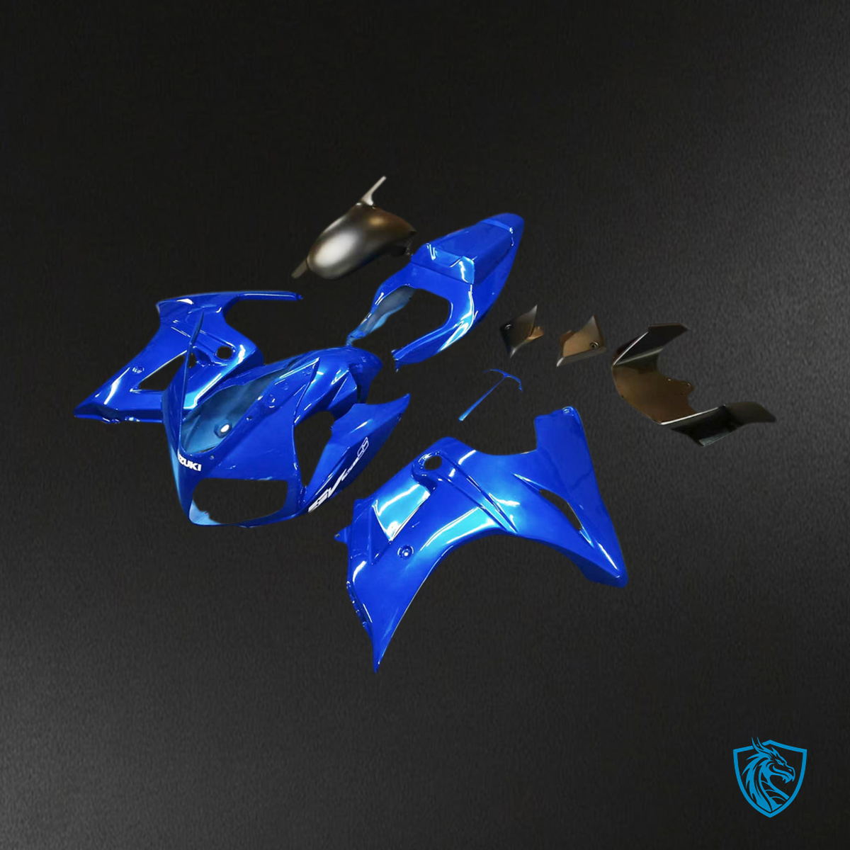 Suzuki SV650 (2003-2013) Blue & Black Injection Fairing Kit | ABS Bodywork