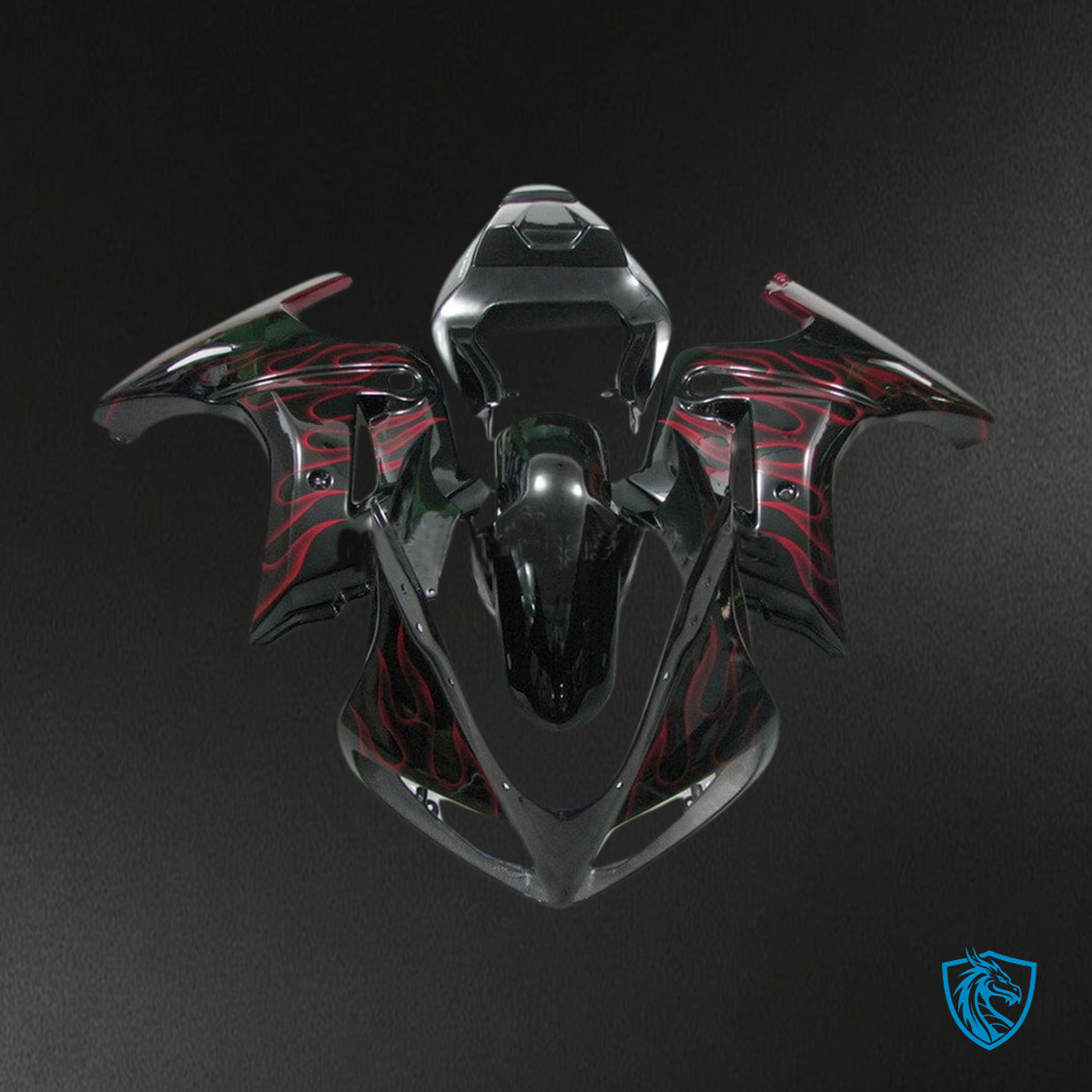 Suzuki SV650 (2003-2013) Gloss Red & gloss Black Injection Fairing Kit - Aftermarket ABS Bodywork