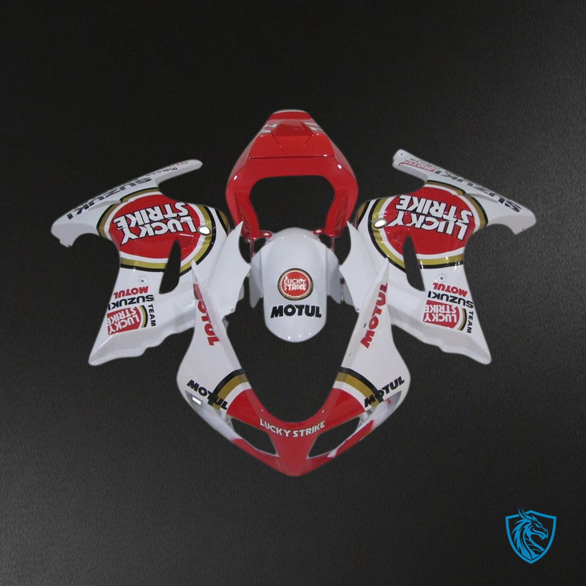 Suzuki SV650 (2003-2013) Red & White Injection Fairing Kit - Aftermarket ABS Bodywork