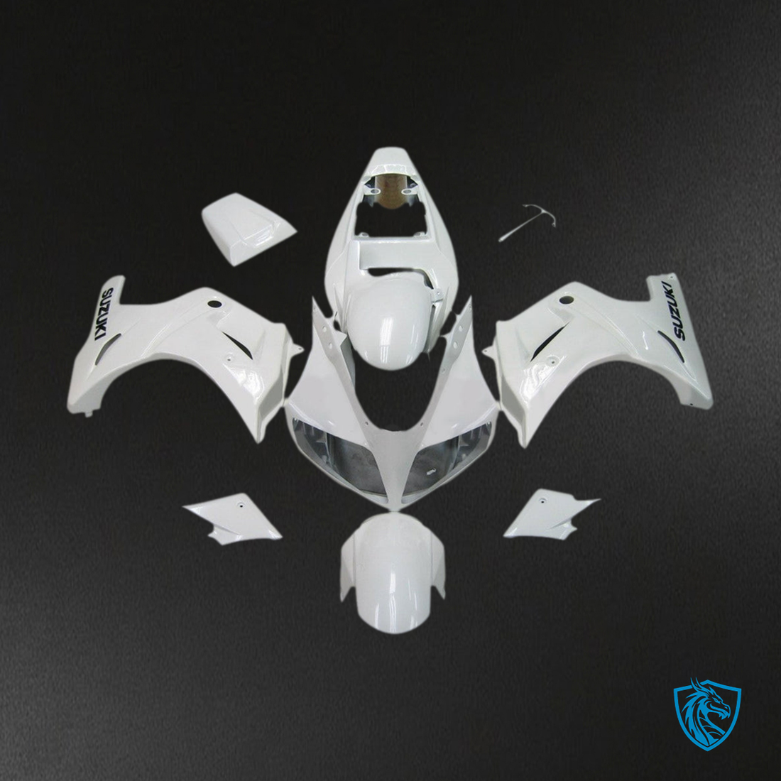 Suzuki SV650 (2003-2013) Gloss White Injection Fairing Kit | ABS Bodywork