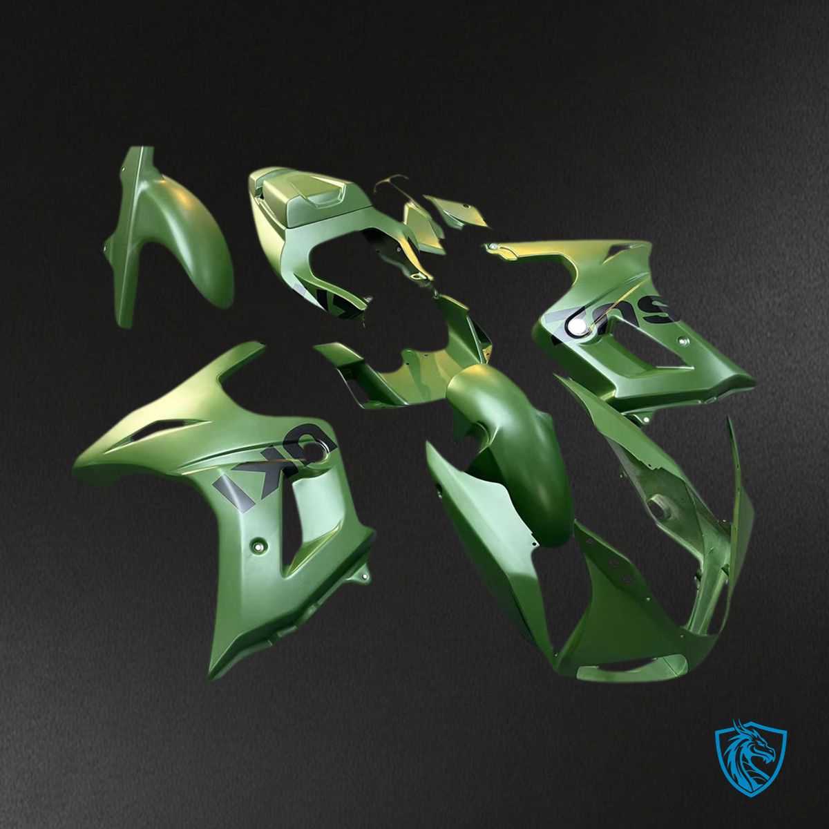 Suzuki SV650 (2003-2013) Green Fairing Kit - Aftermarket ABS Bodywork