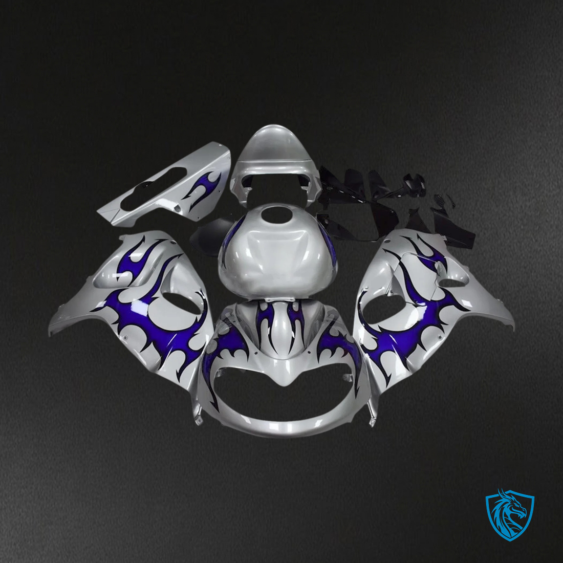 Suzuki TL1000R (1998-2003) Blue & Silver - Fairing Kit