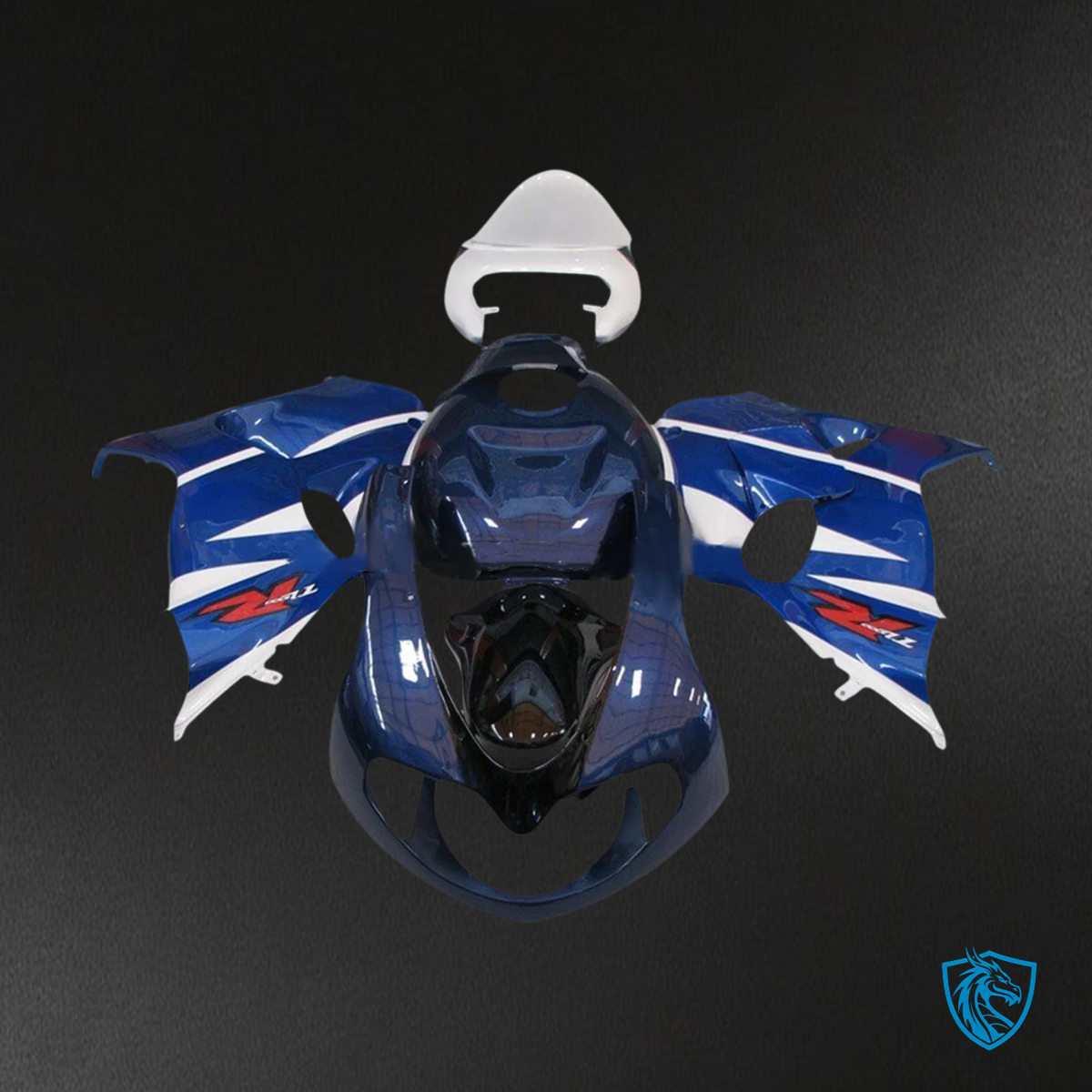 Suzuki TL1000R (1998-2003) Blue & White Style 2 - Fairing Kit