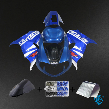 Suzuki TL1000R (1998-2003) Blue & White Style 4 - Fairing Kit