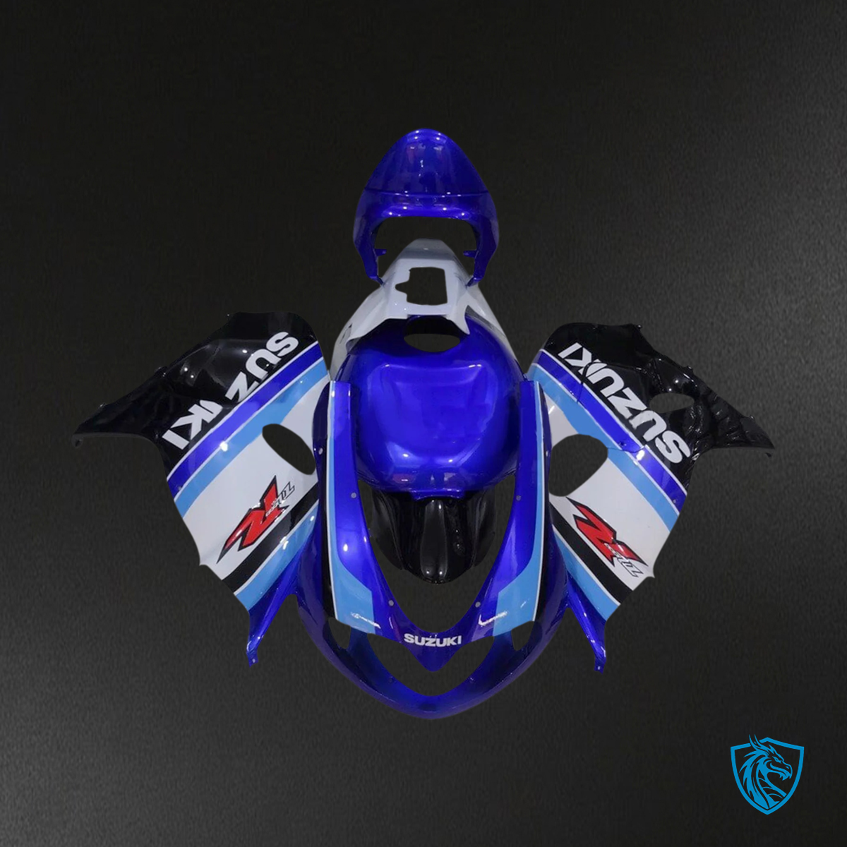 Suzuki TL1000R (1998-2003) Blue & White Style 8 - Fairing Kit