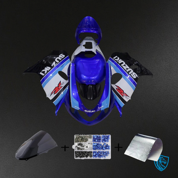 Suzuki TL1000R (1998-2003) Blue & White Style 8 - Fairing Kit