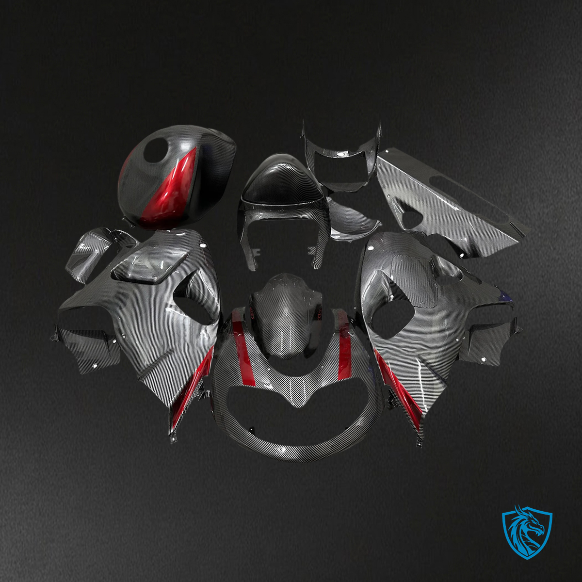 Suzuki TL1000R (1998-2003) Carbon Fiber Pattern - Fairing Kit