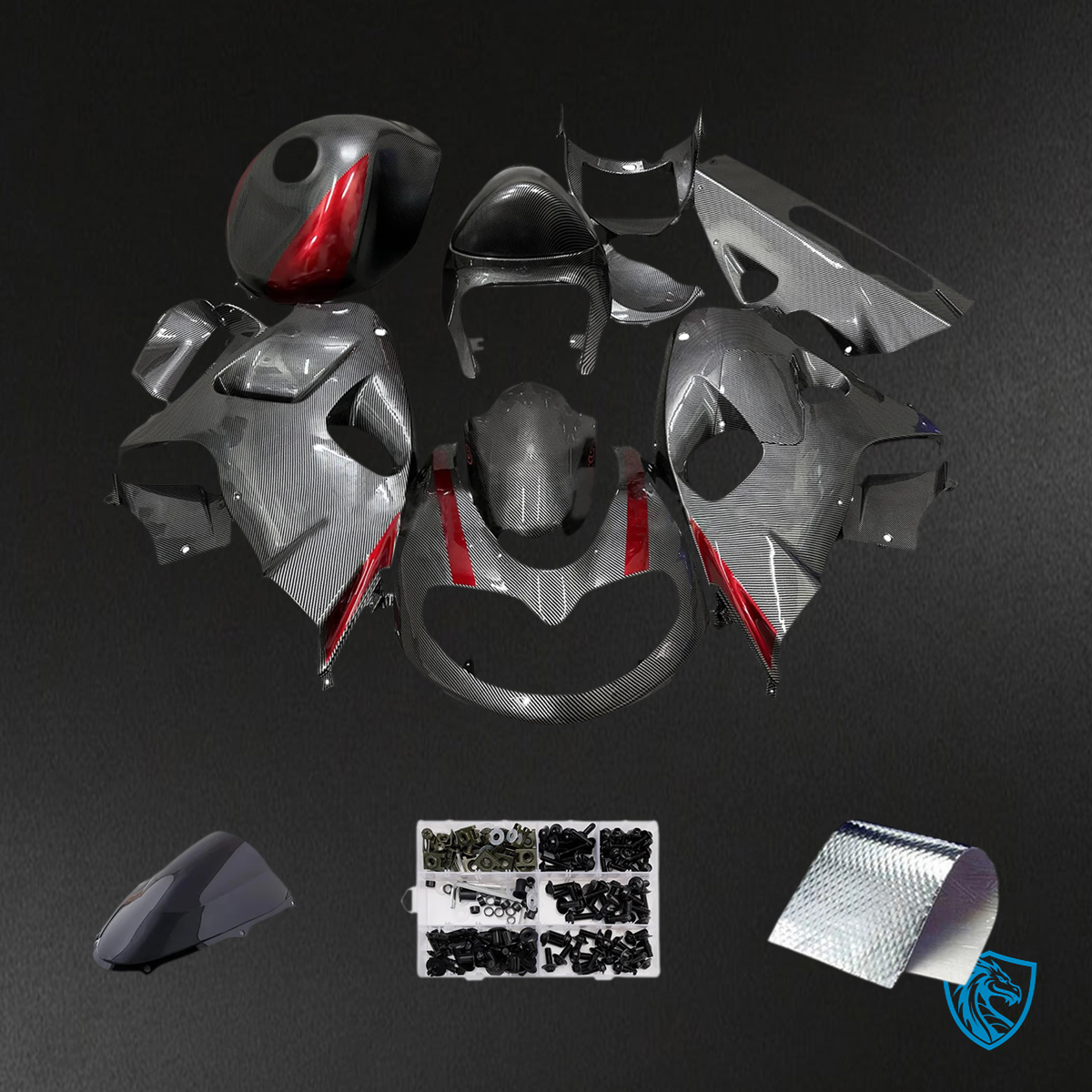 Suzuki TL1000R (1998-2003) Carbon Fiber Pattern - Fairing Kit