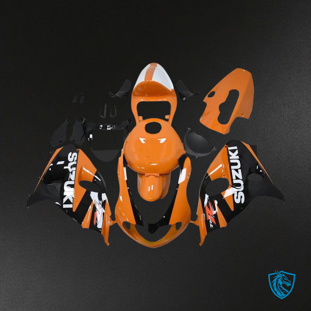 Suzuki TL1000R (1998-2003) Orange & Black - Fairing Kit