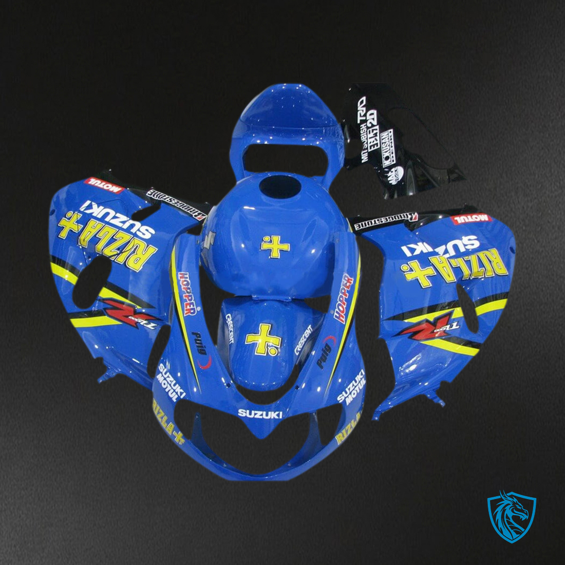 Suzuki TL1000R (1998-2003) Blue & Yellow - Custom ABS Fairing Kit