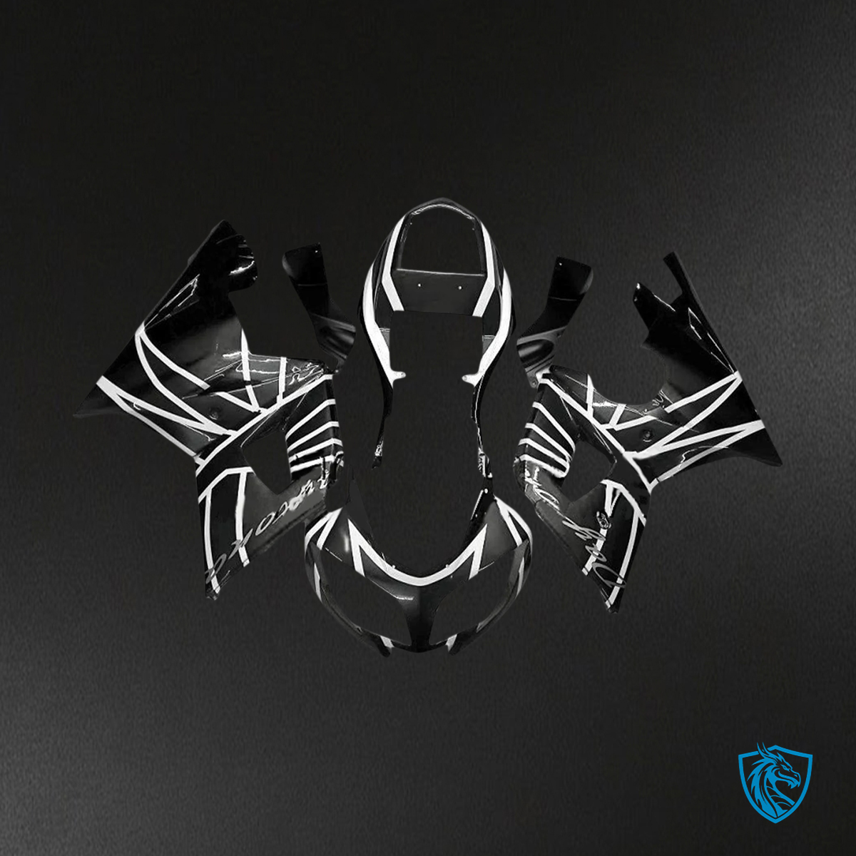 Triumph Daytona 600 650 (2002-2005) Black Spider - Fairing Kit