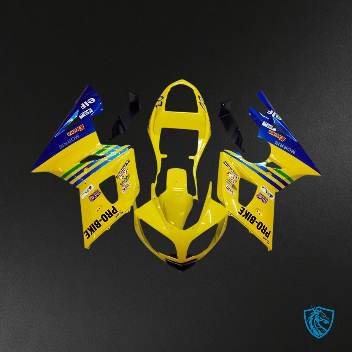 Triumph Daytona 600 650 (2002-2005) Blue & Yellow - Fairing Kit