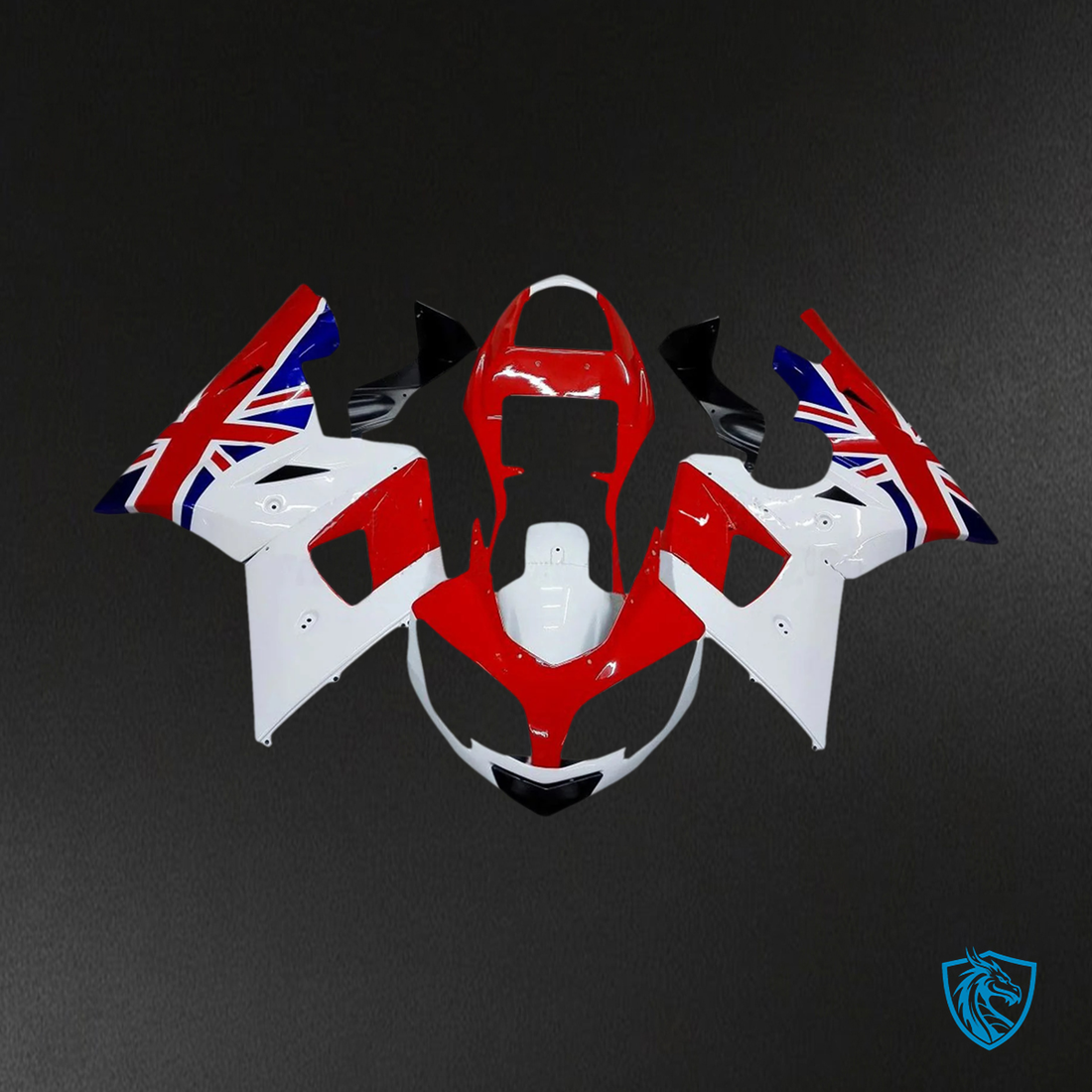 Triumph Daytona 600 650 (2002-2005) England Flag - Fairing Kit