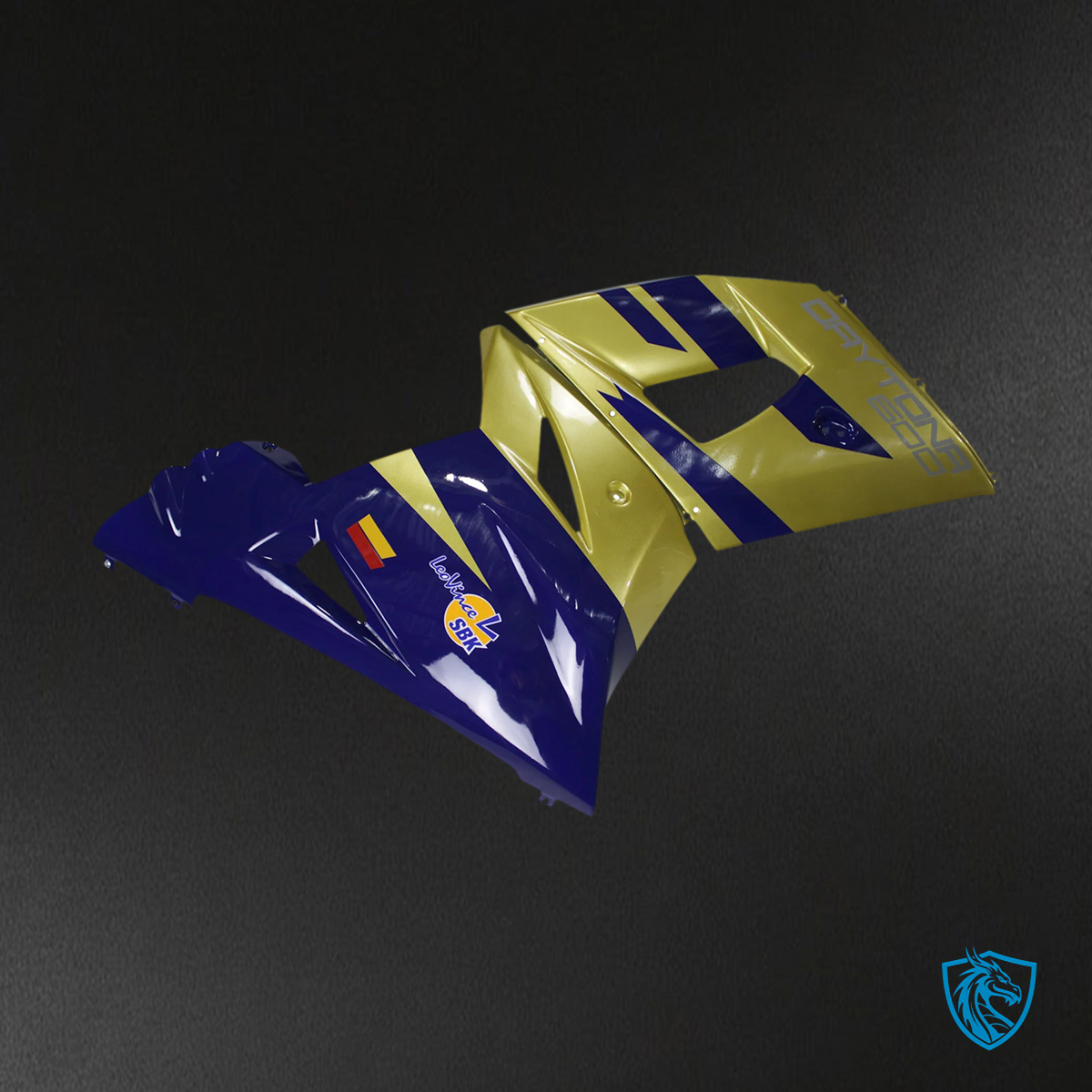 Triumph Daytona 600 650 (2002-2005) Gold & Blue Fairing Kit