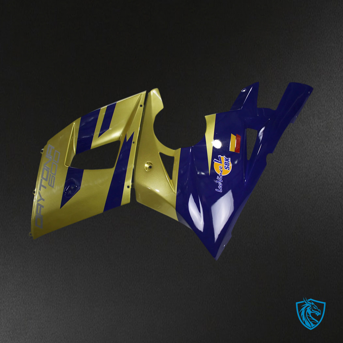 Triumph Daytona 600 650 (2002-2005) Gold & Blue Fairing Kit