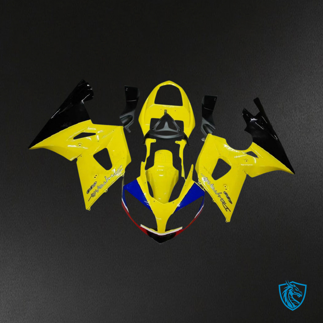 Triumph Daytona 600 650 (2002-2005) Yellow & Black - Fairing Kit