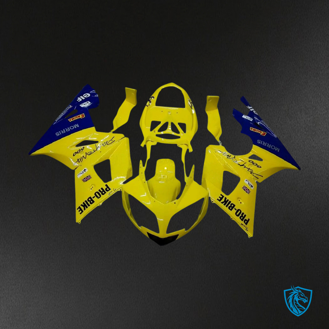 Triumph Daytona 600 650 (2002-2005) Yellow & Blue - Fairing Kit