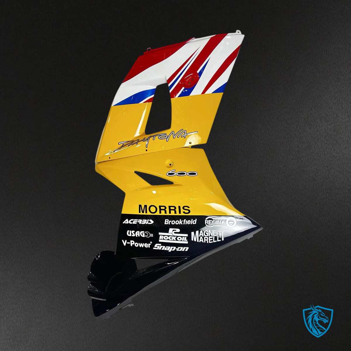 Triumph Daytona 600 650 (2002-2005) Yellow with Flag - Fairing Kit