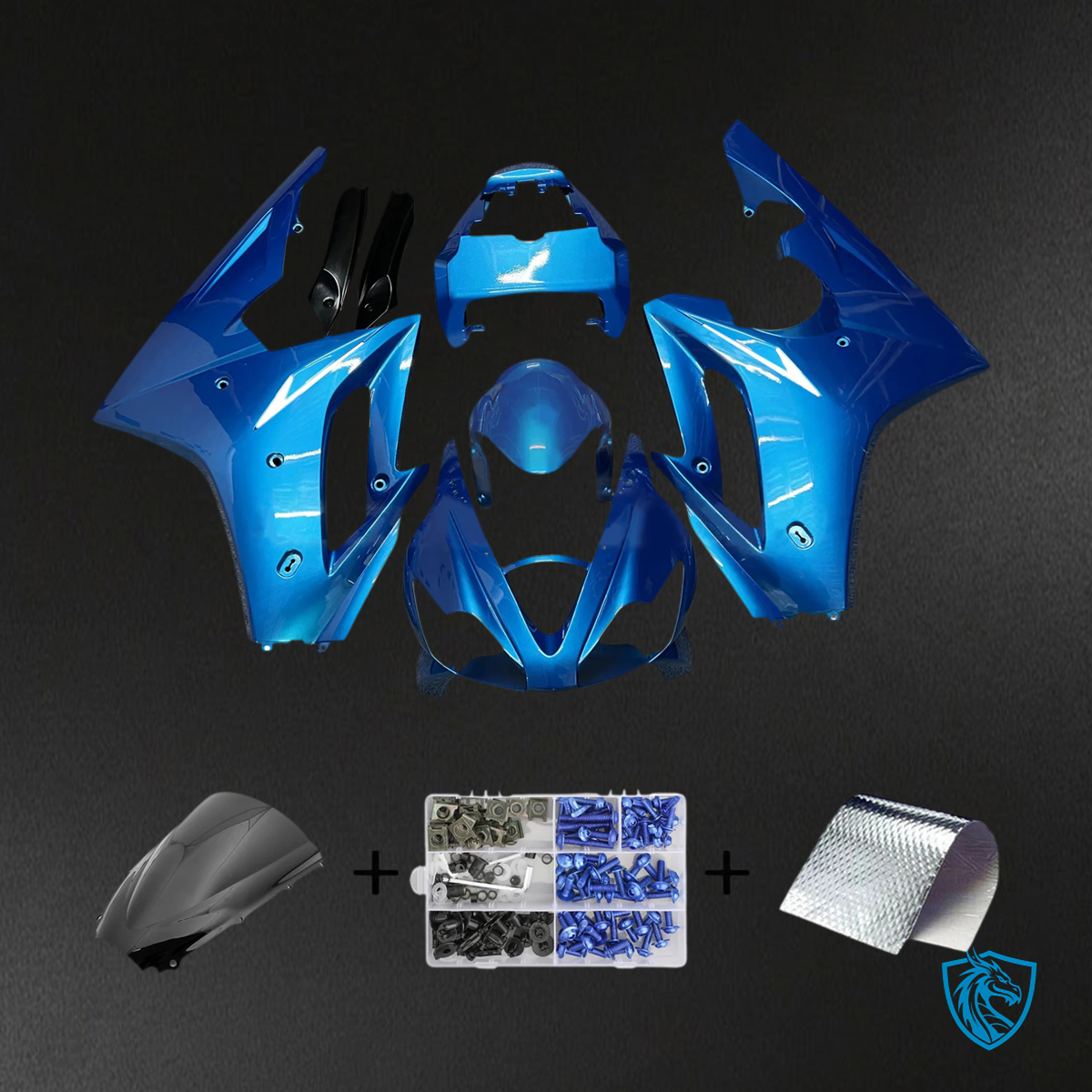 Triumph Daytona 675 (2006-2008) Blue - Fairing Kit