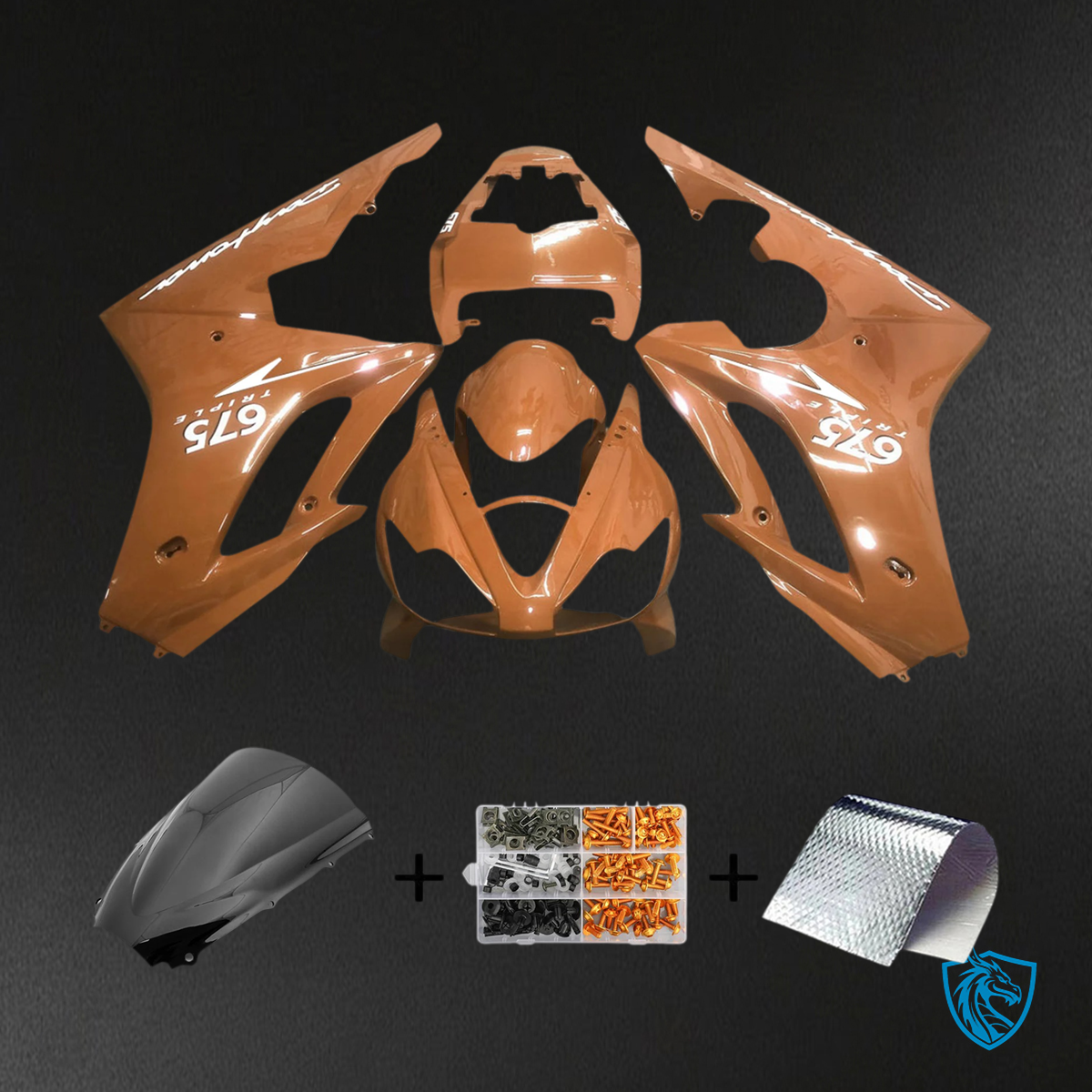 Triumph Daytona 675 (2006-2008) Brown - Fairing Kit