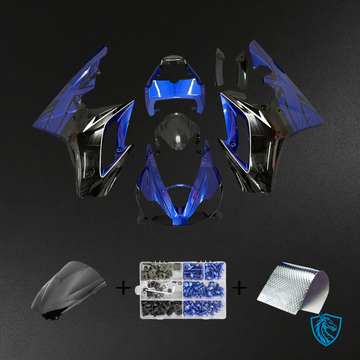 Triumph Daytona 675 (2006-2008) Black & Blue - Fairing Kit