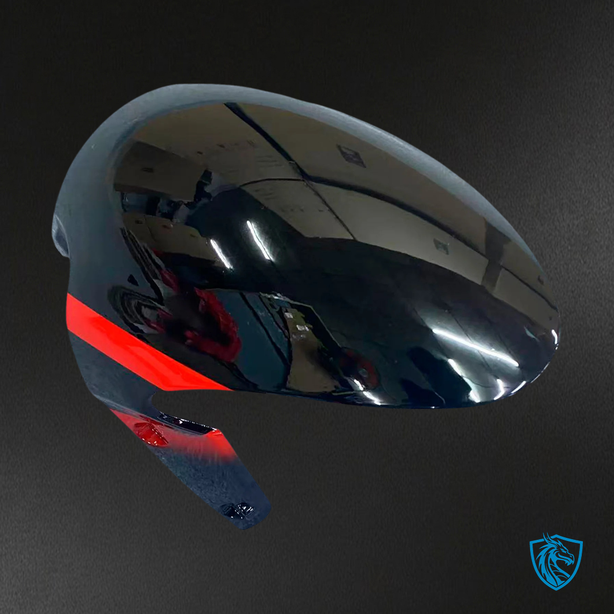 Triumph Daytona 675 (2006-2008) Black White & Red - Fairing Kit