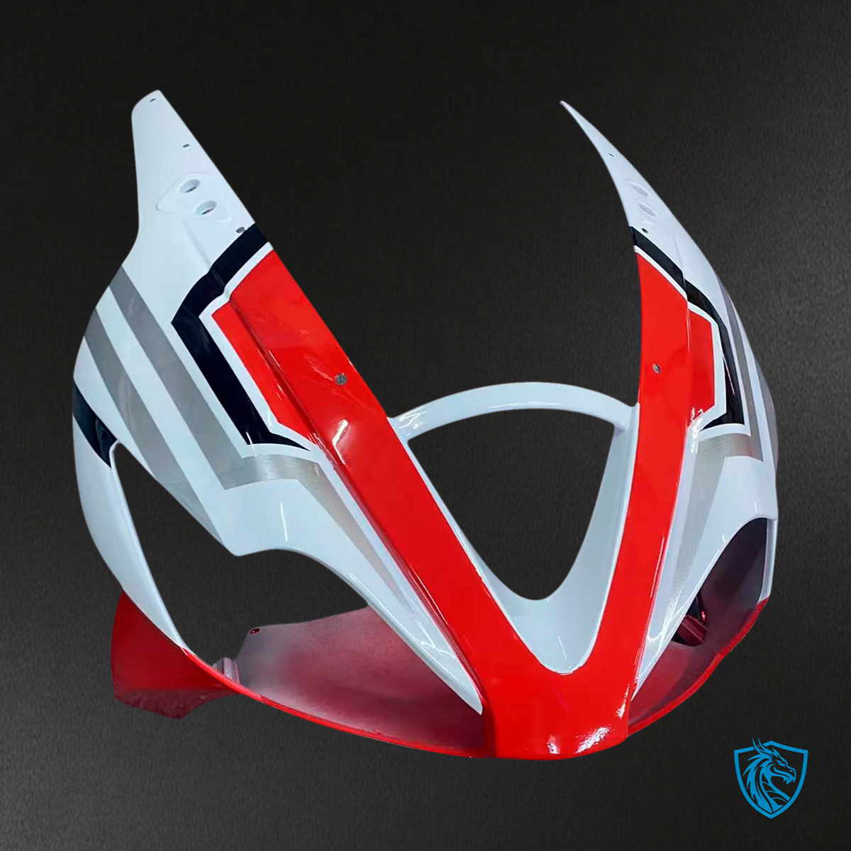Triumph Daytona 675 (2006-2008) Black White & Red - Fairing Kit