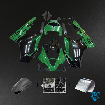 Triumph Daytona 675 (2006-2008) Dark Green Black - Fairing Kit