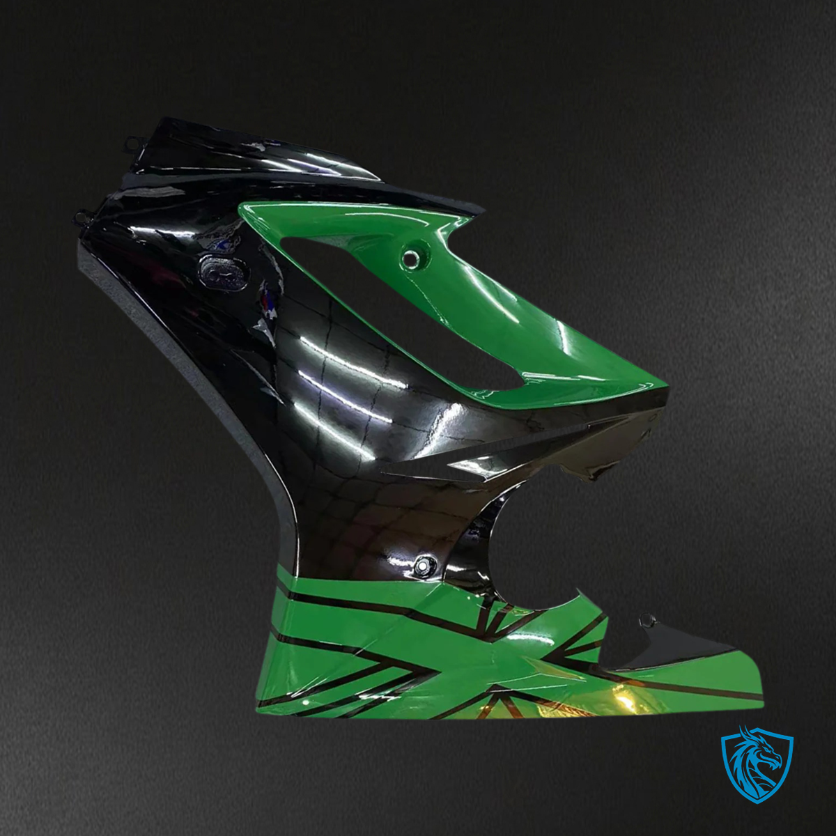Triumph Daytona 675 (2006-2008) Dark Green Black - Fairing Kit