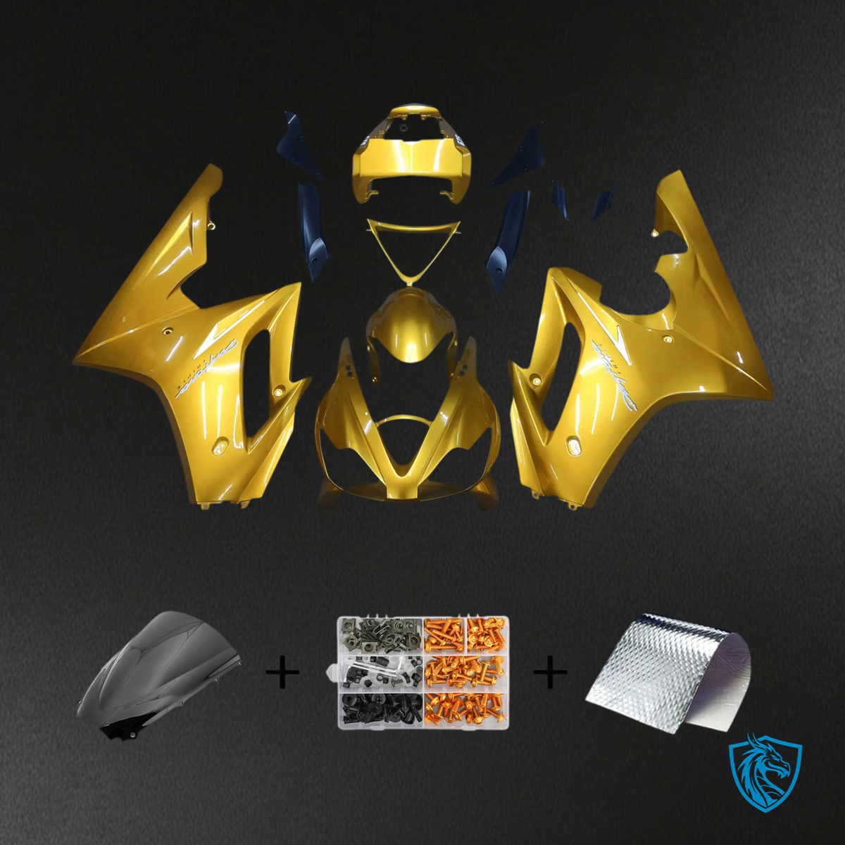 Triumph Daytona 675 (2006-2008) Gold - Fairing Kit
